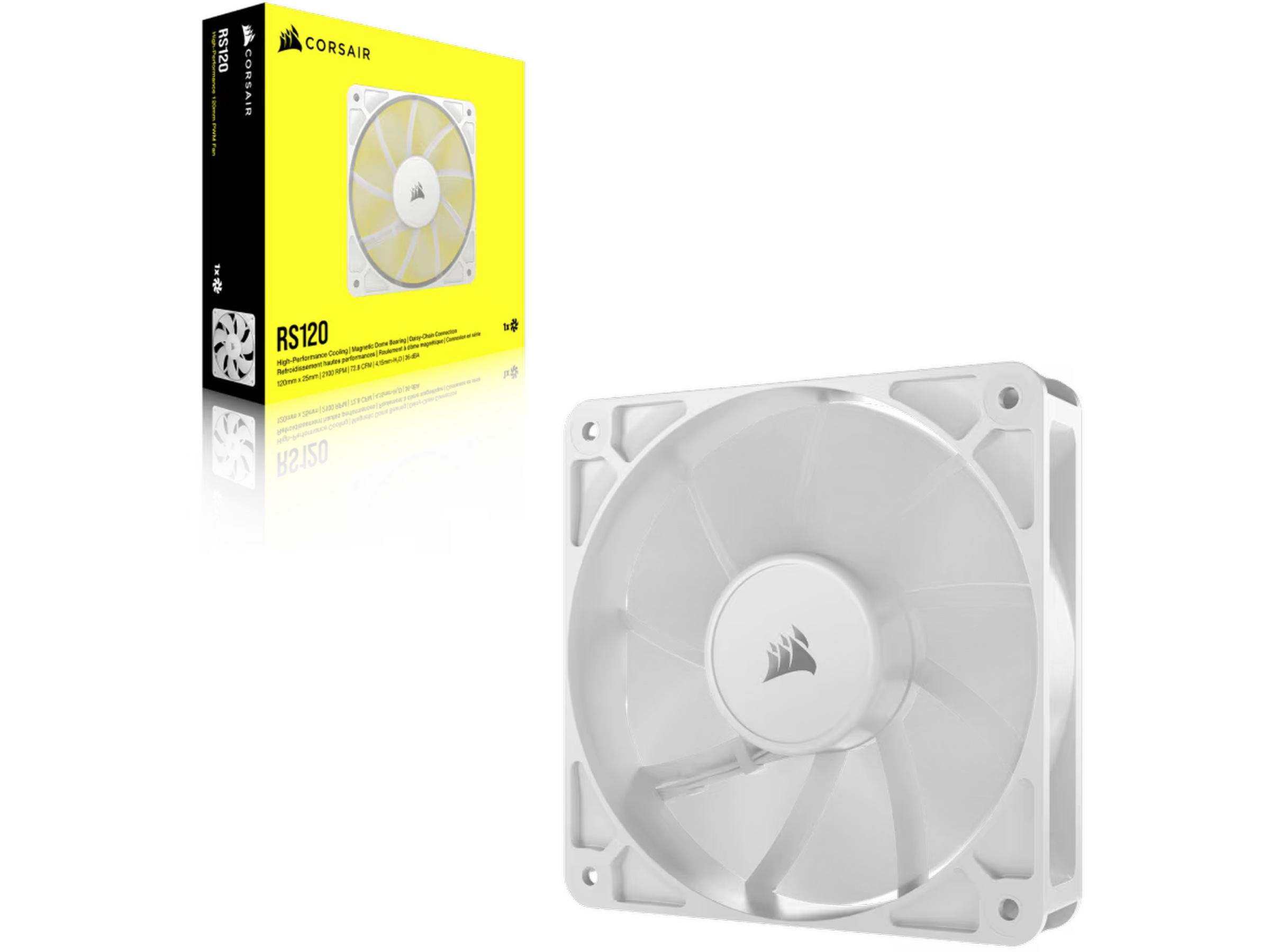 Corsair RS120 Vifte (hvit) Vifter