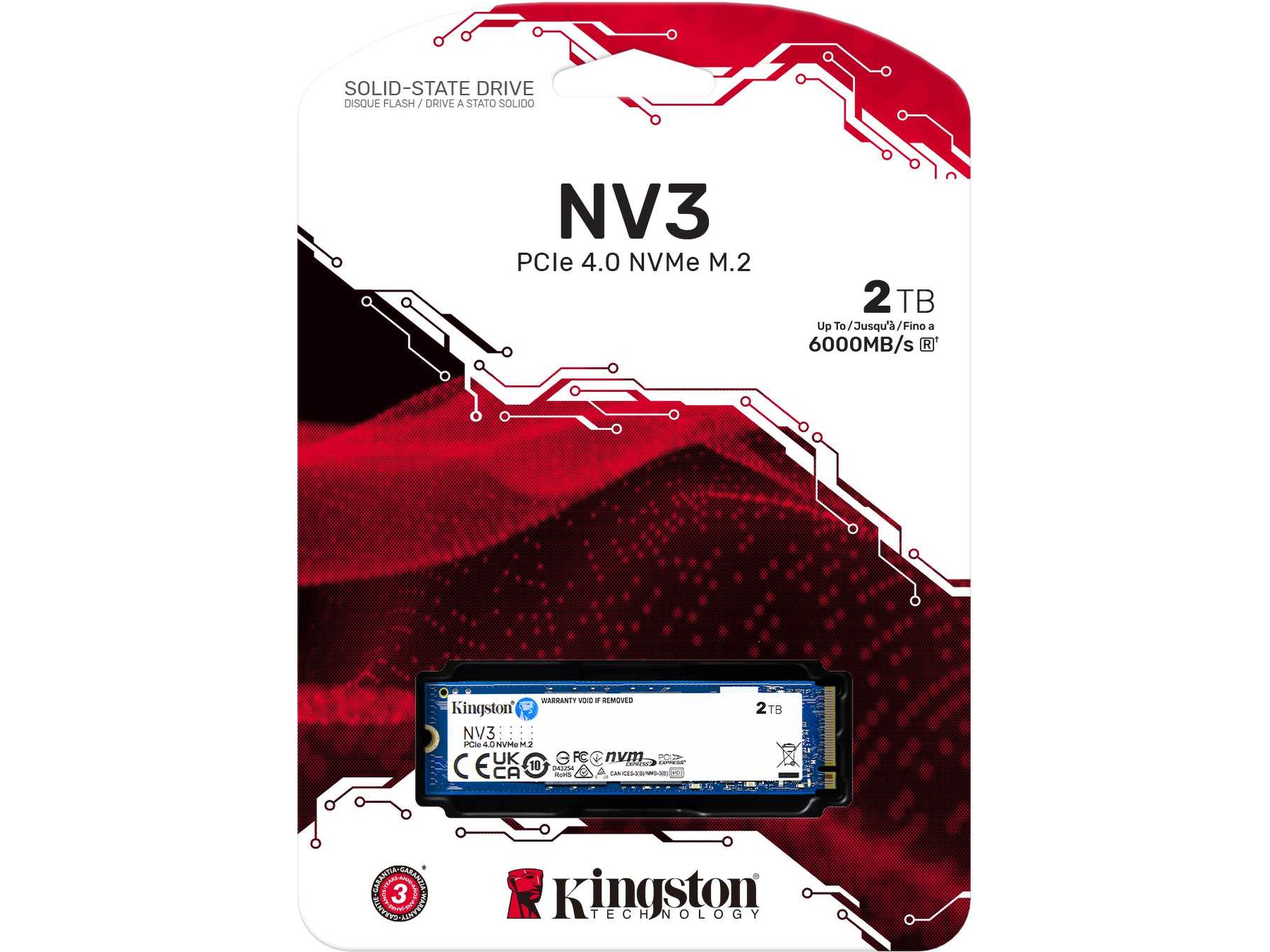 Kingston NV3 SSD 2TB SSD M.2