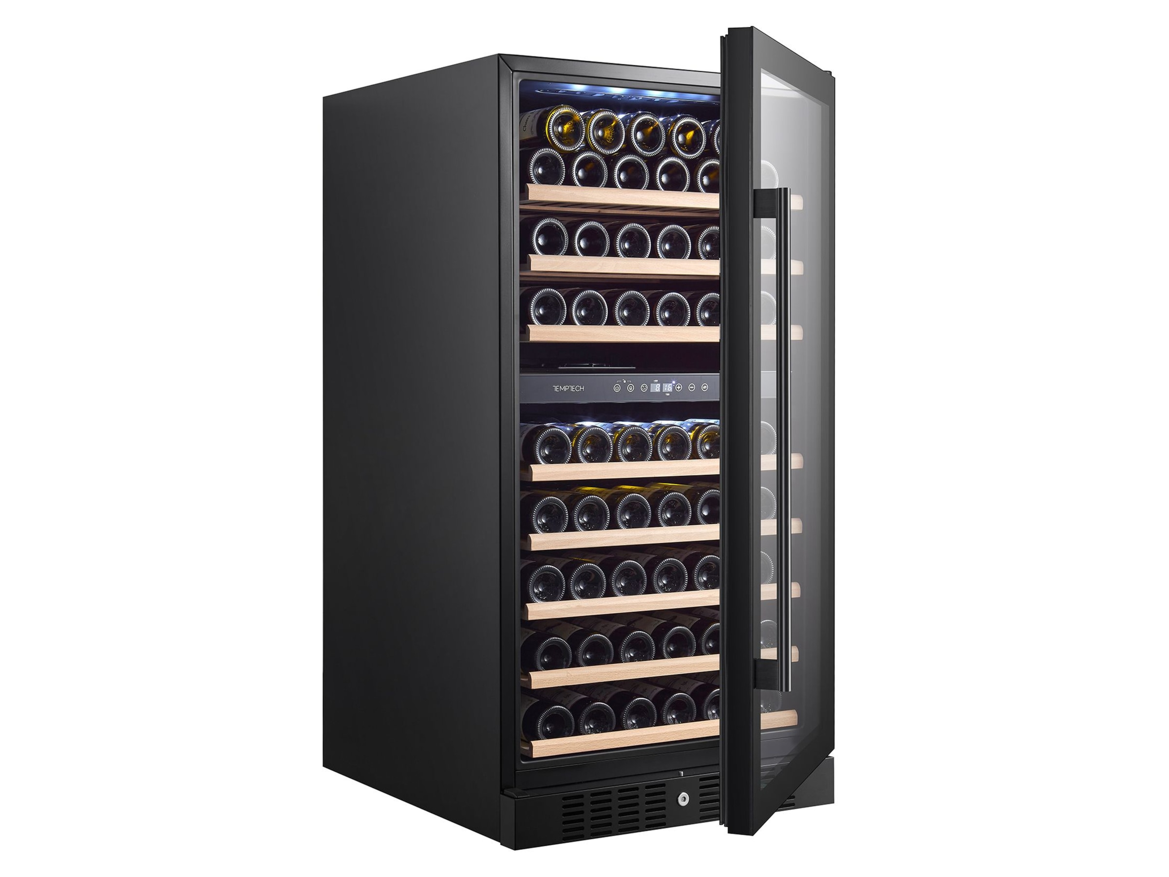 Temptech Classique CL120DB vinskap (94 flasker) Frittstående vinskap