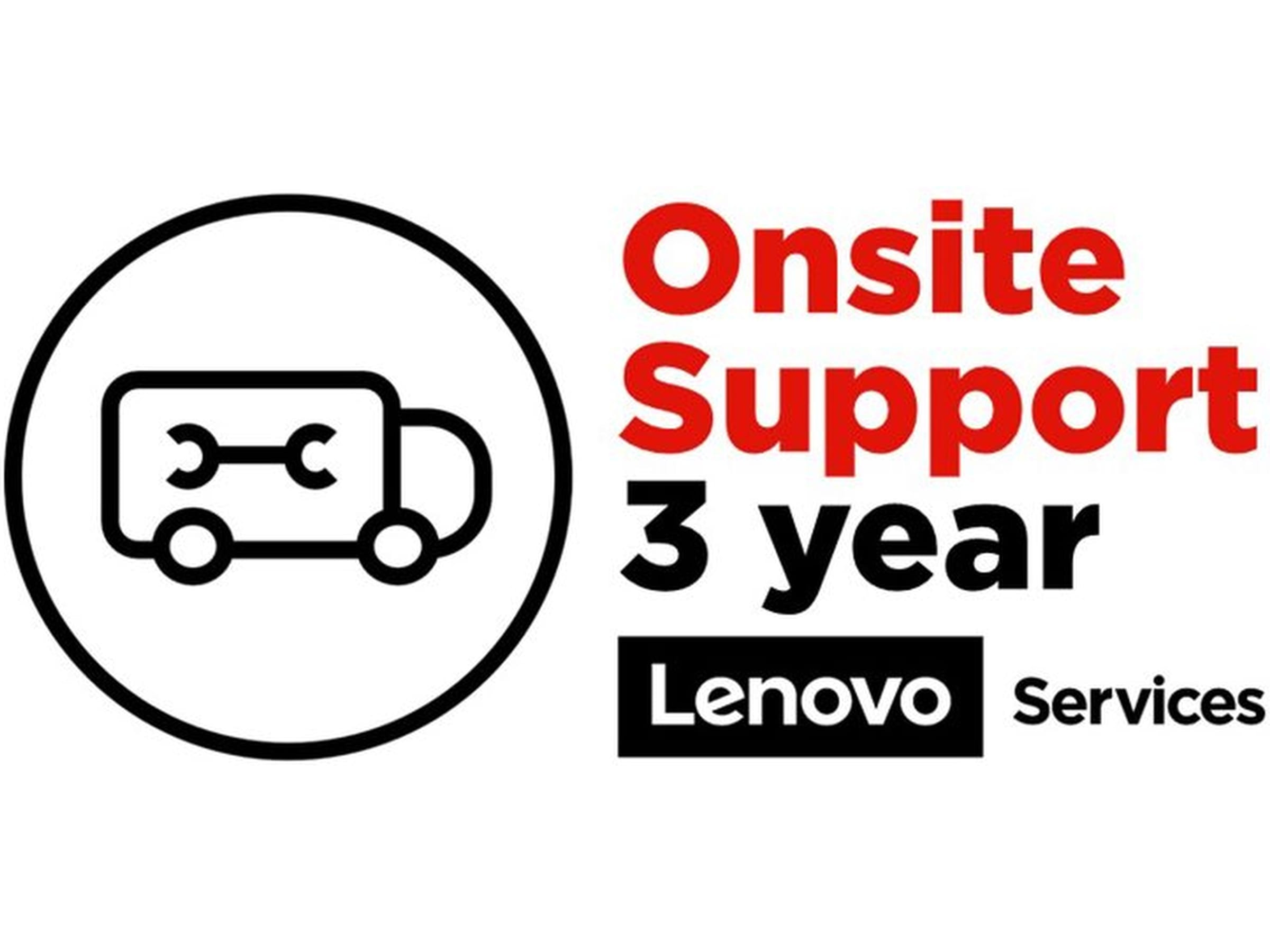 Lenovo Onsite Support - 3 år Garantiutvidelse