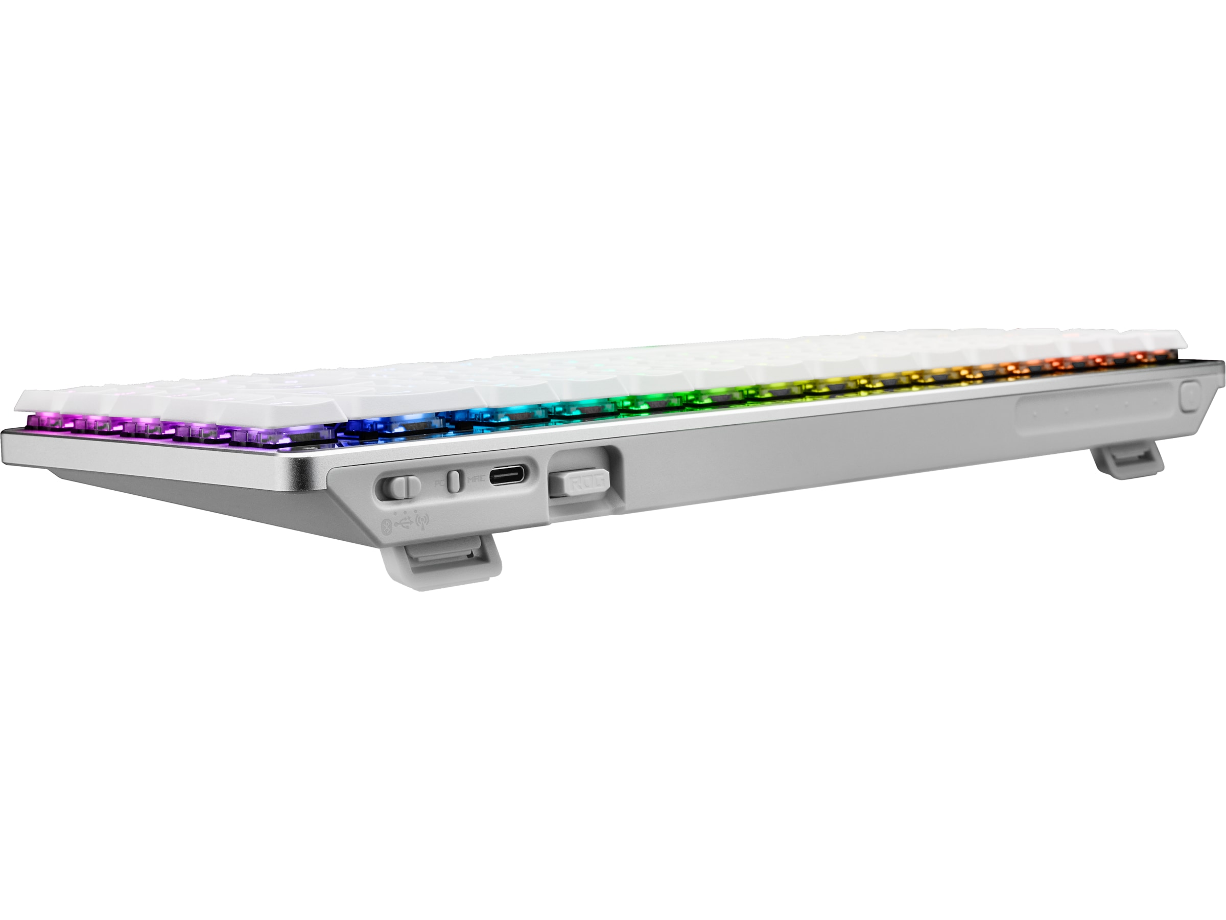 ASUS ROG Falchion RX Low Profile Optical trådløst gamingtastatur (hvit) Gamingtastatur