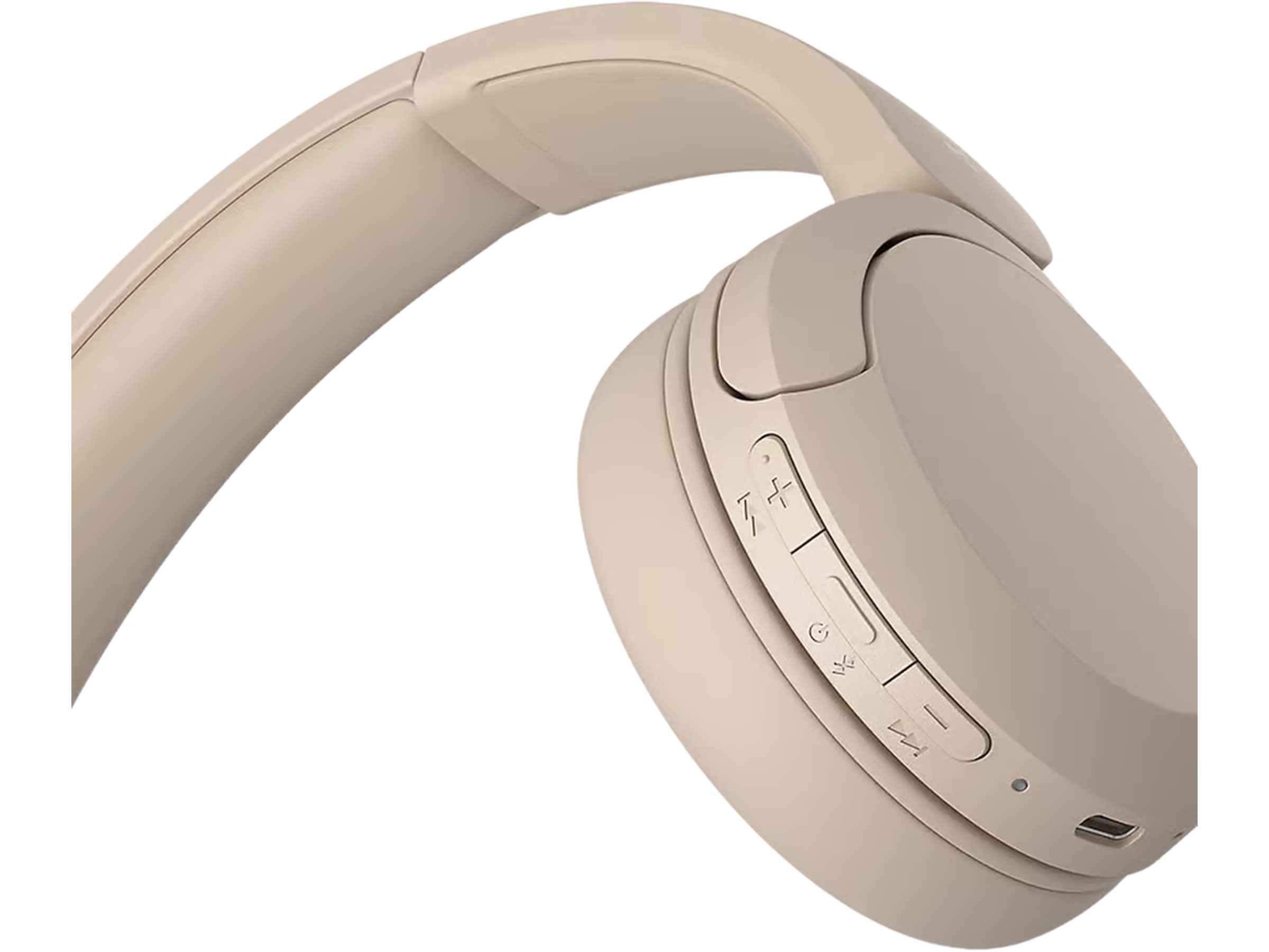 Sony WH-CH520 trådløse hodetelefoner, On-Ear (beige) Hodetelefoner