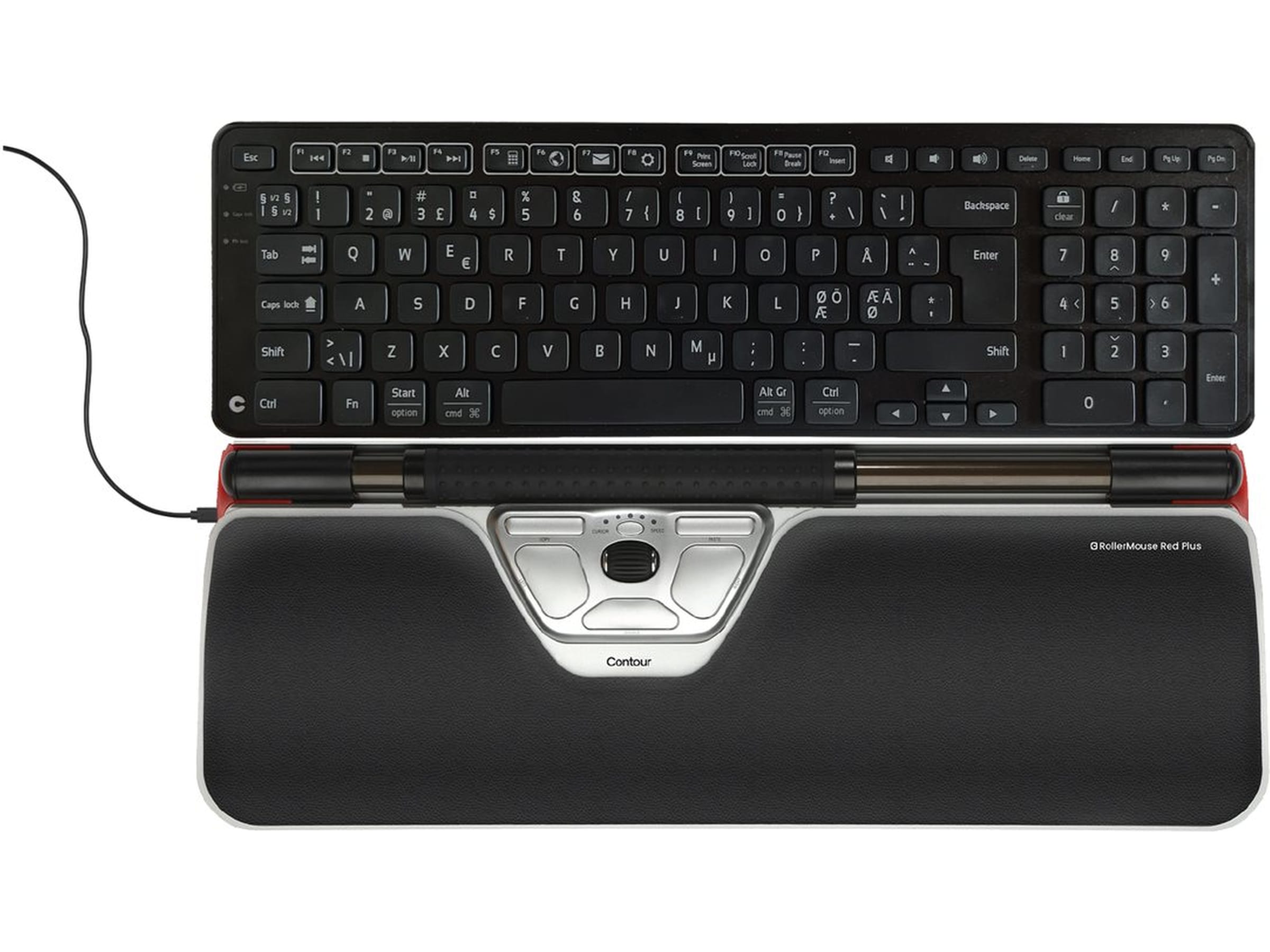 Contour RollerMouse Red Plus + Balance Keyboard kablet Ergonomi