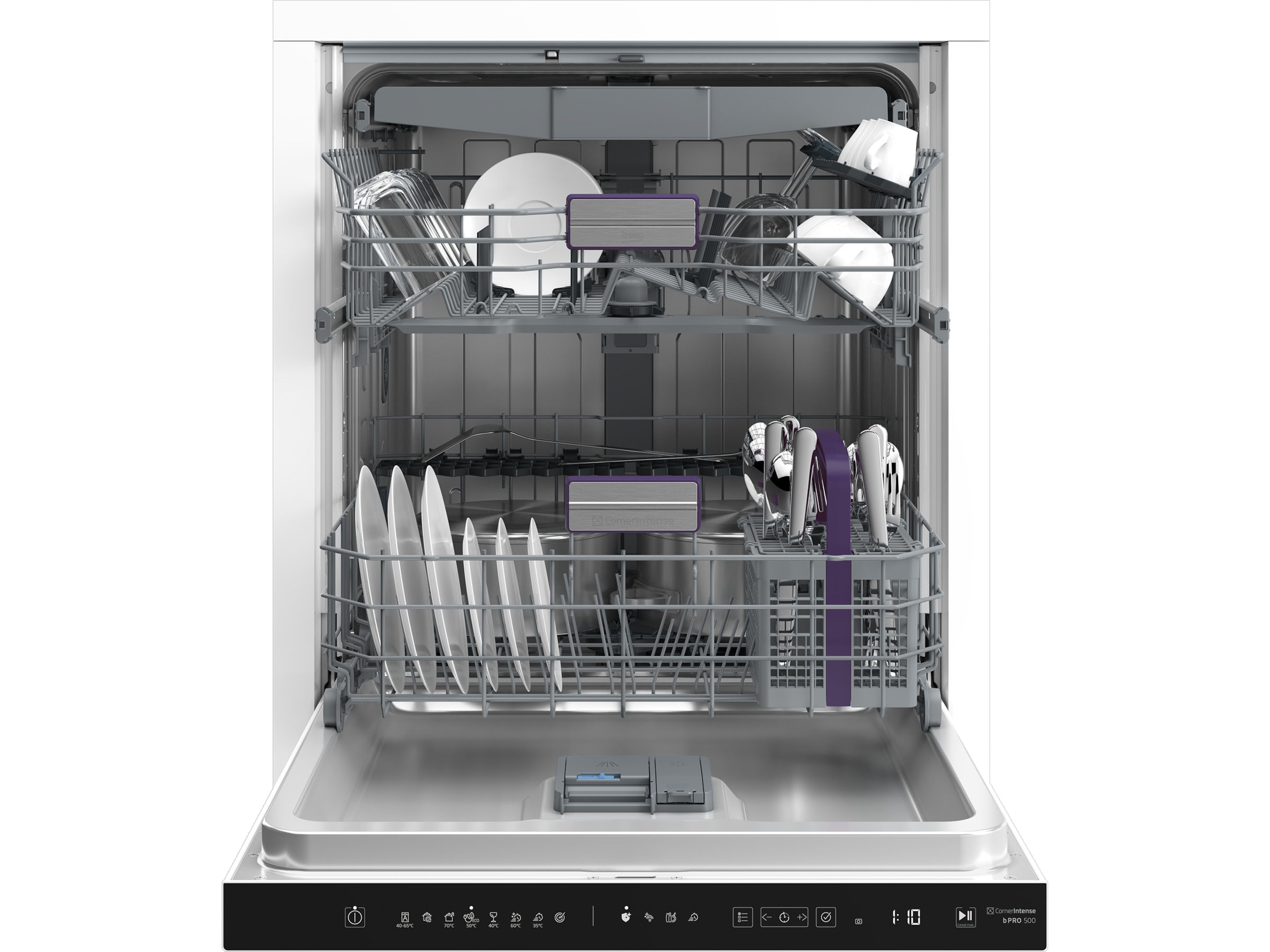 Beko BDUN38641WD Oppvaskmaskin (hvit) Underbygd oppvaskmaskin