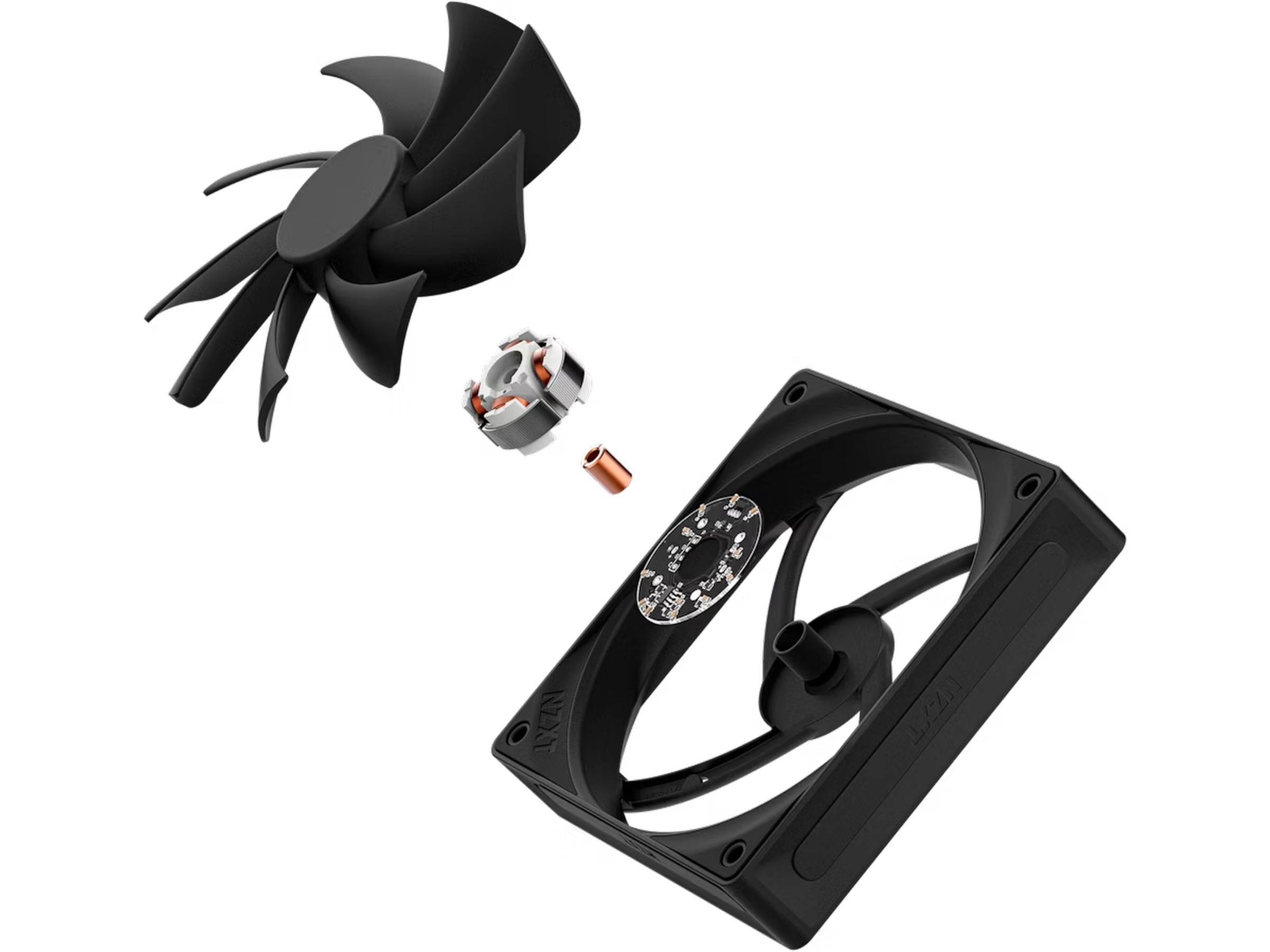 NZXT F120Q Quiet Airflow Vifte (sort) Vifter