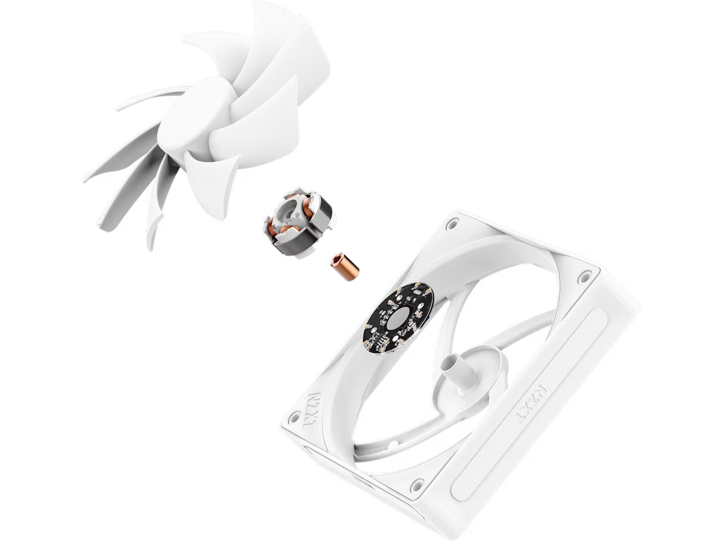 NZXT F120Q Quiet Airflow Vifte (hvit) Vifter