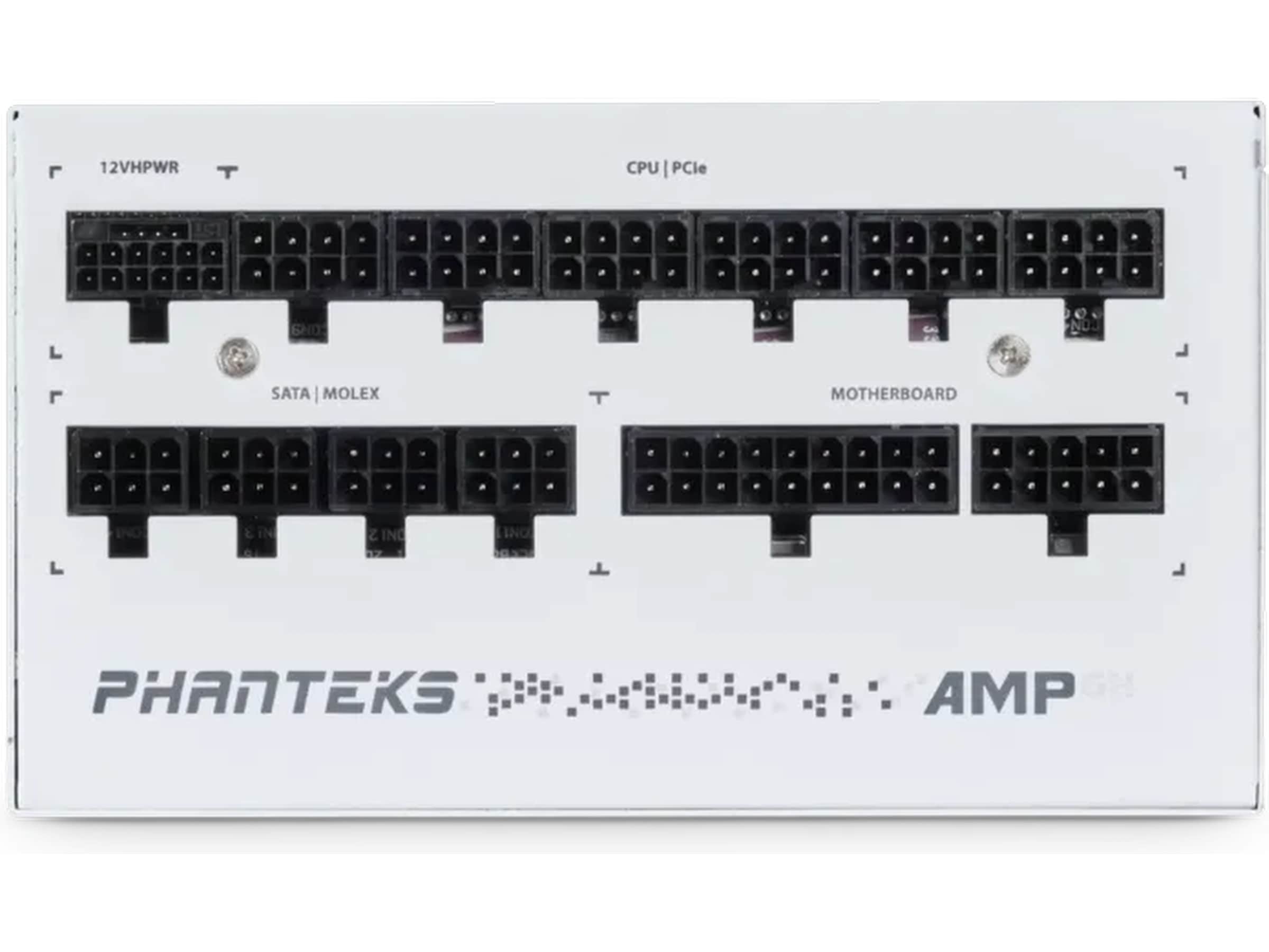 Phanteks AMP GH 850W Gold PSU (hvit) Enheter