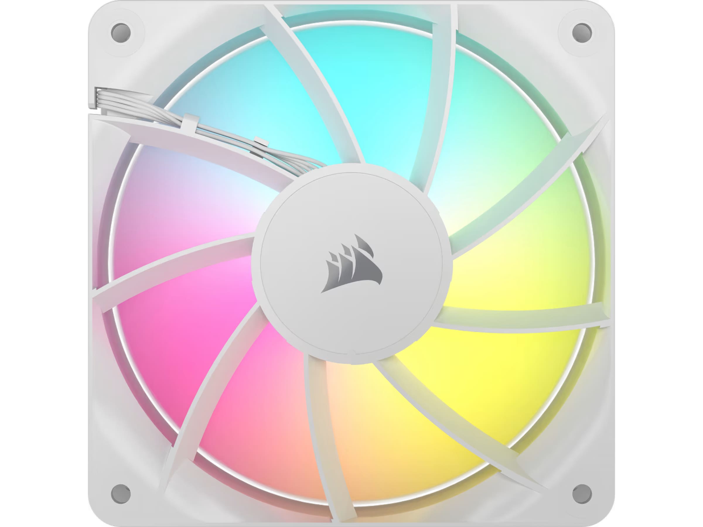 Corsair RS120 ARGB Vifte 3pk (hvit) Vifter