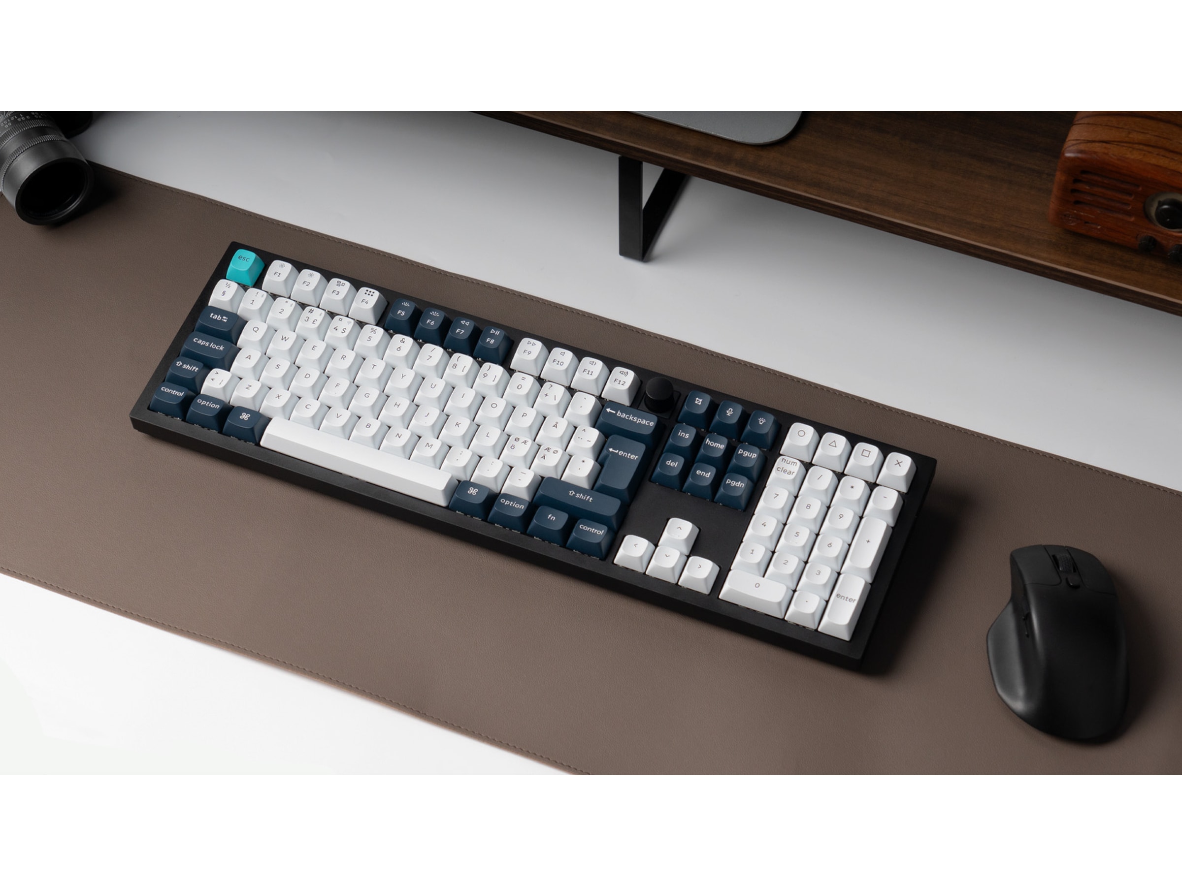 Keychron Q6 MAX 100% Trådløst Tastatur Red Switches Gamingtastatur