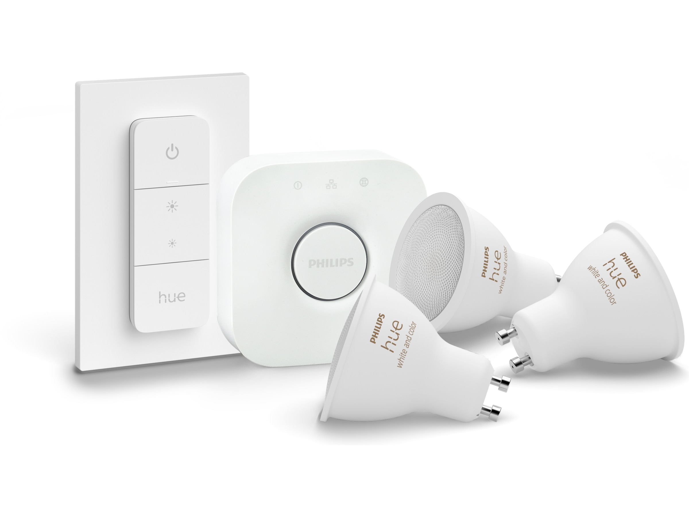 Philips Hue White & Color Ambiance Startsett GU10 Lyspærer & LED-pærer