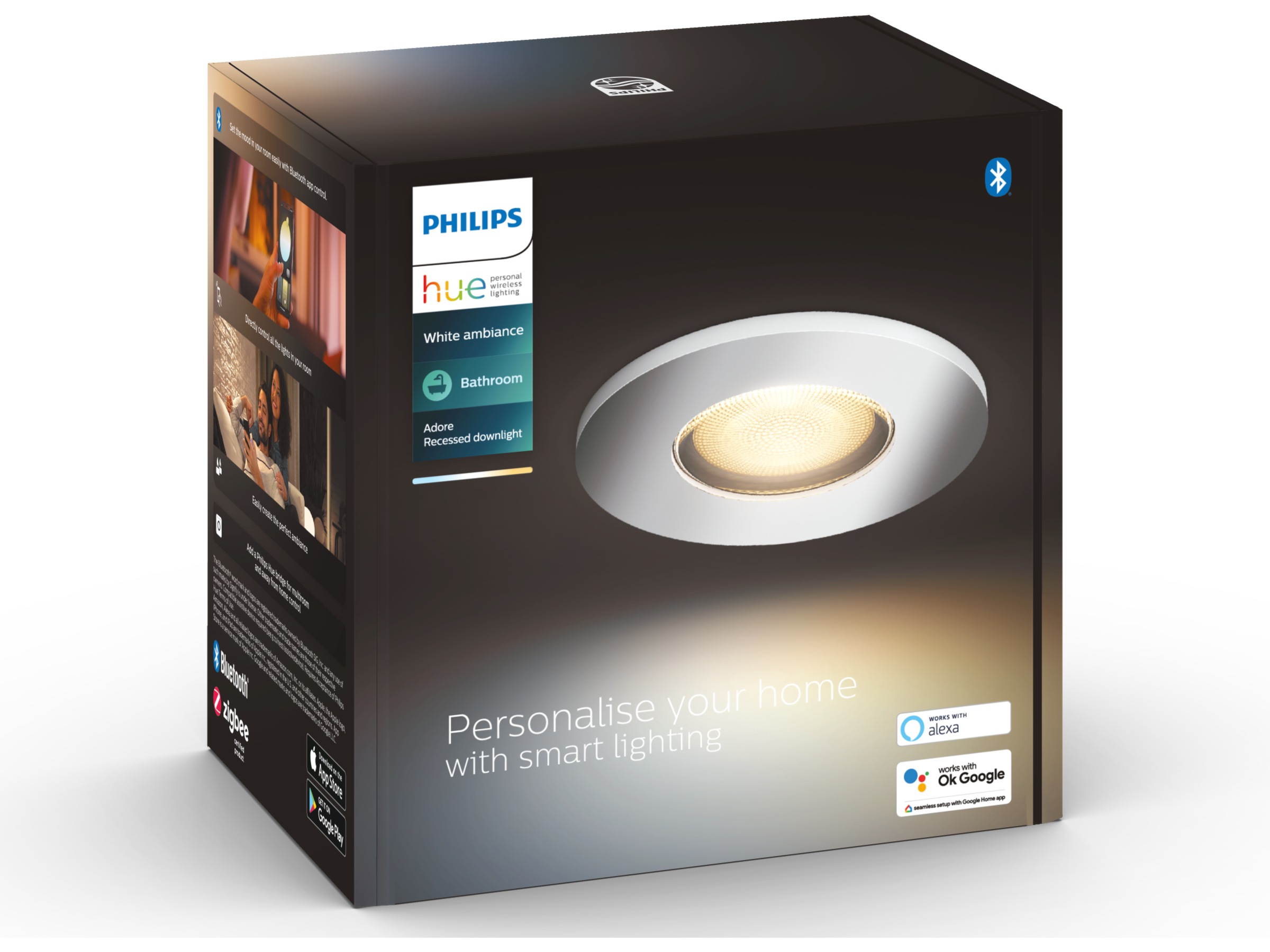 Philips Hue Adore Bathroom innfelt downlight Taklampe