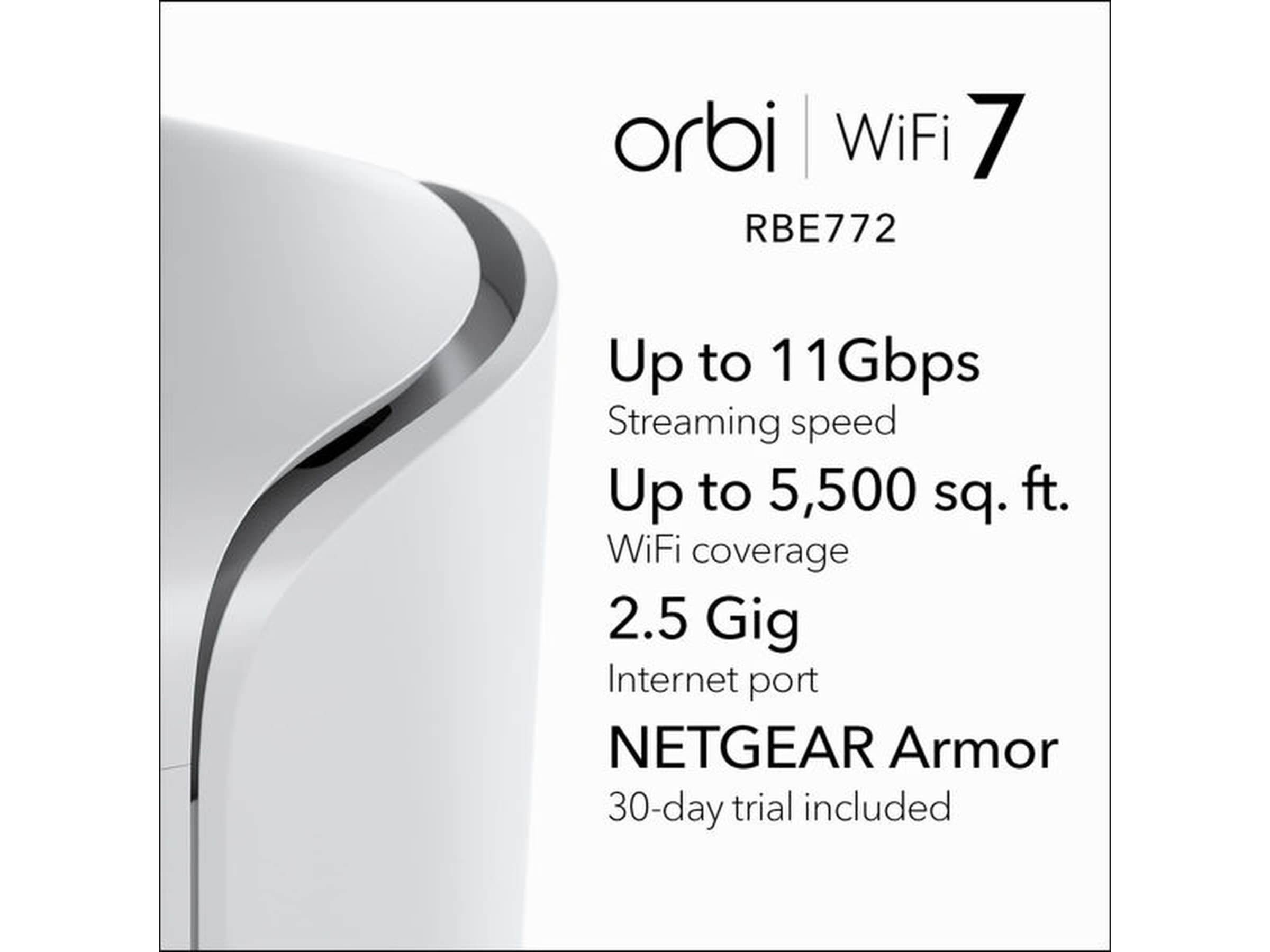 Netgear Orbi RBE772 2-pack mesh Routere