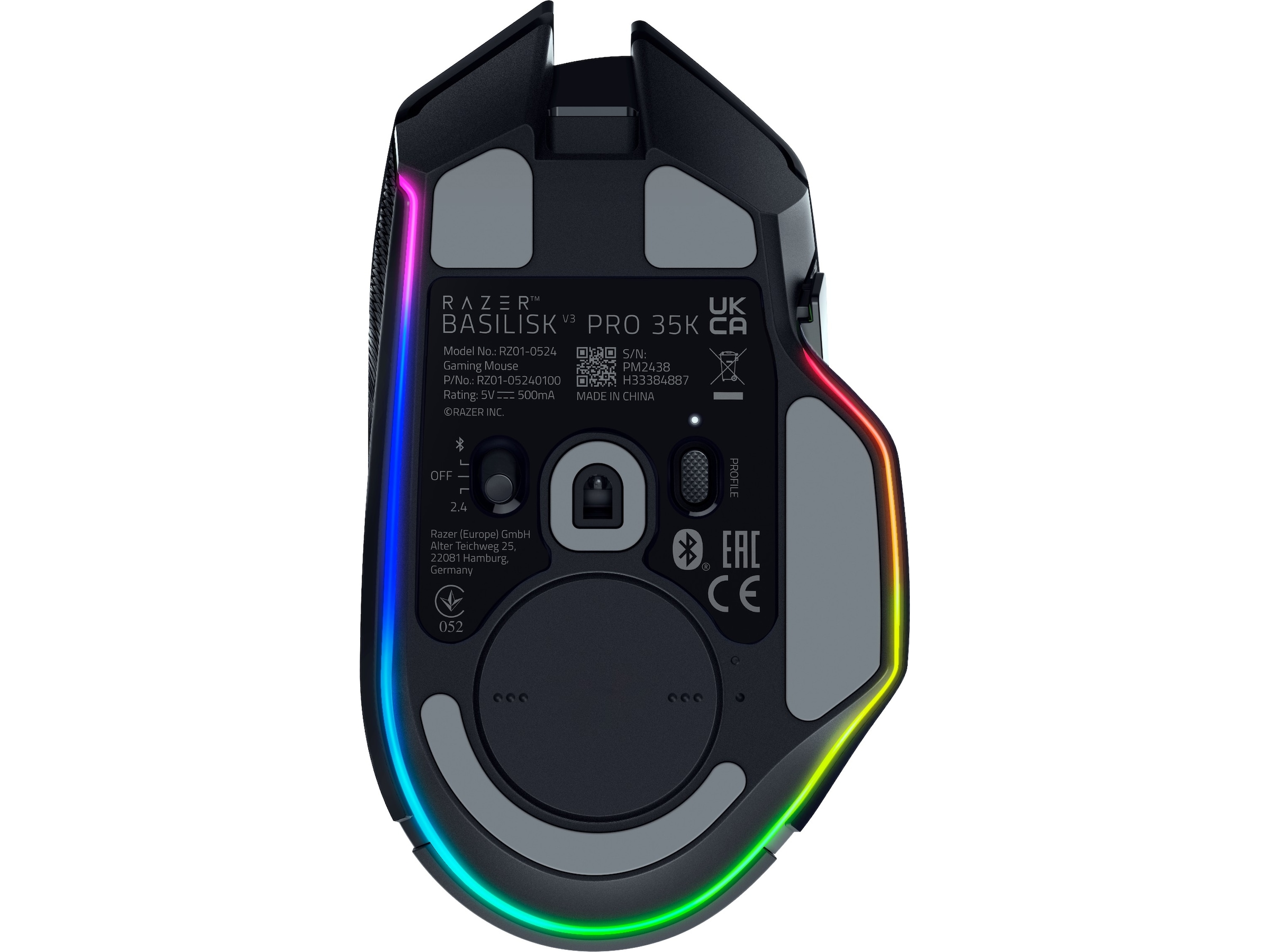 Razer Basilisk V3 PRO 35K trådløs ergonomisk gamingmus (sort) Gamingmus