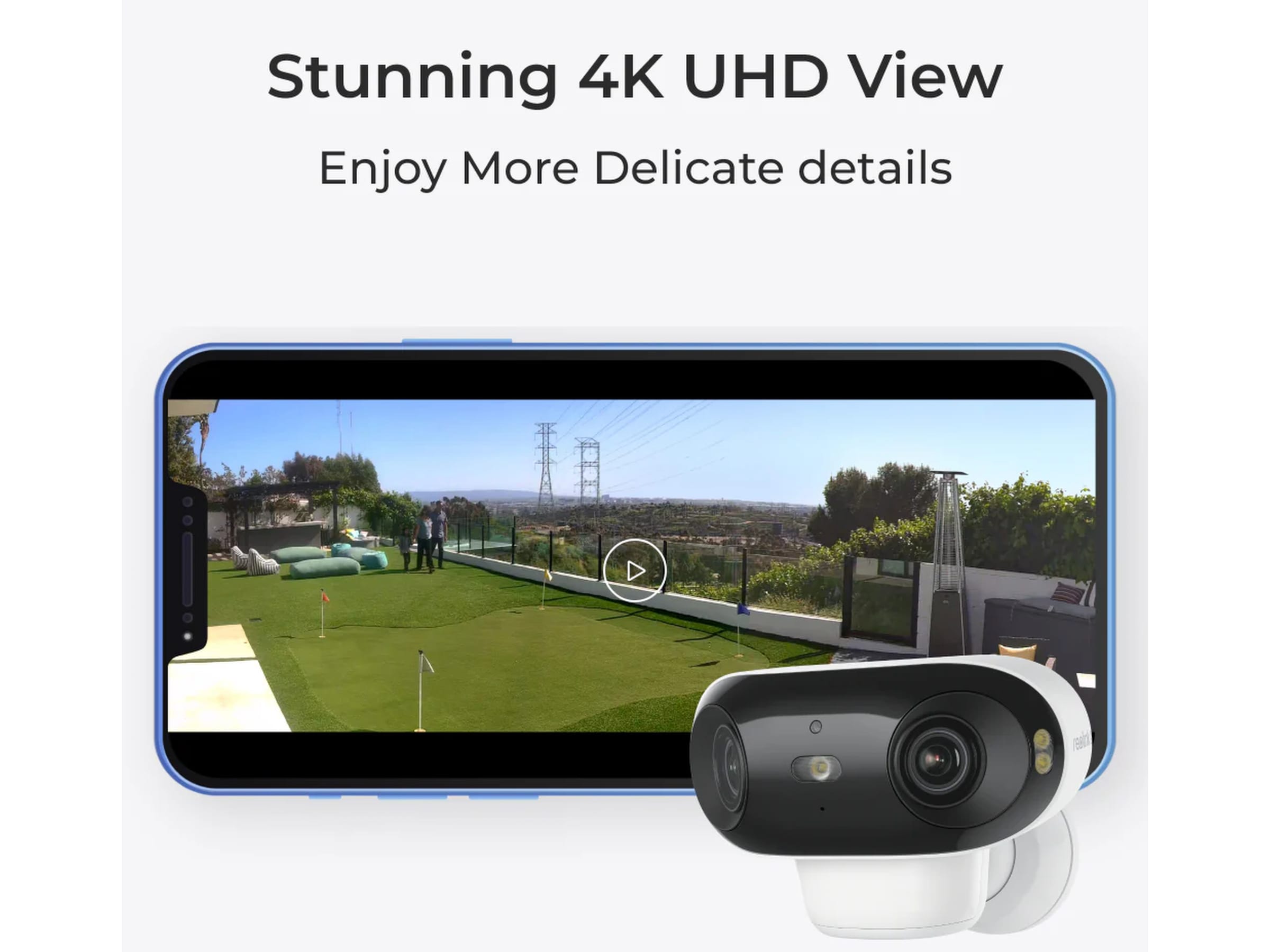 Reolink Argus 4 Pro trådløs utendørs overvåkningskamera Overvåkningskameraer