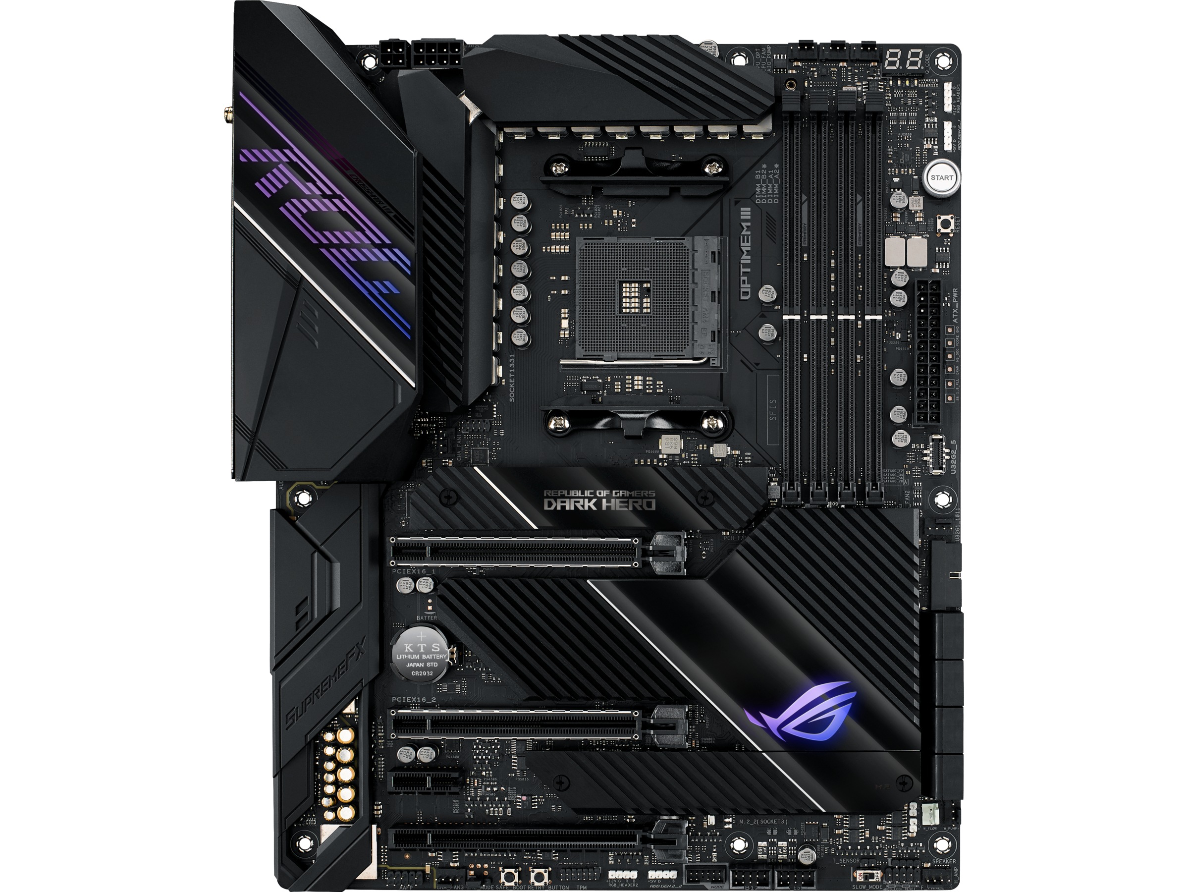 ASUS ROG Crosshair VIII DARK HERO hovedkort - AMD Socket