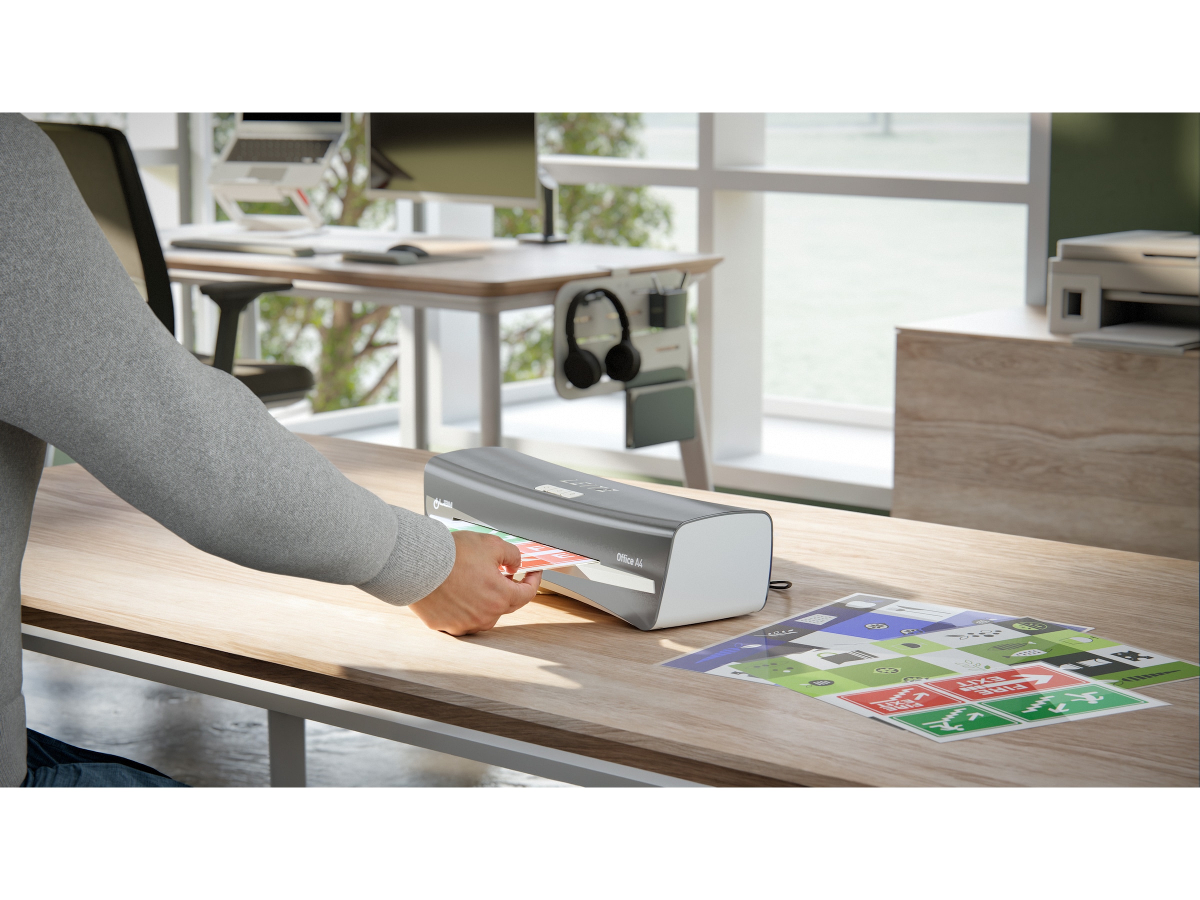 Leitz rengjøringsark  for lamineringsmaskiner, Premium A3/A4 Tilbehør til kontormaskiner