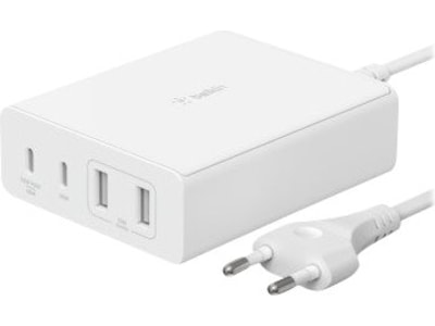 Belkin BOOST CHARGE 4Port 108W Vegglader (hvit) Mobilladere
