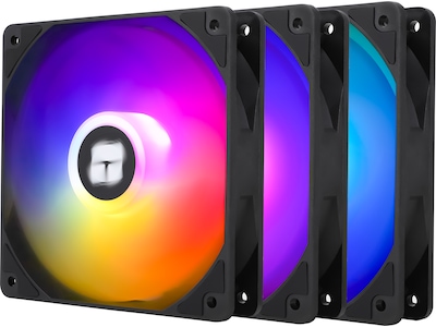 Thermalright TL-C12C-S ARGB 120mm Vifte 3-Pack (sort)