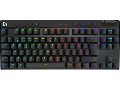 Logitech G Pro X TKL Lightspeed Trådløst Gamingtastatur (sort)