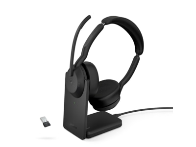 Jabra Evolve2 55 Link380a MS Teams Stereo Stand