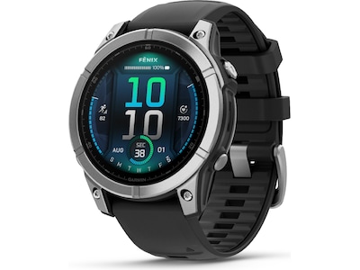 Garmin fenix E 47mm GPS (rustfritt stål/grafitt)