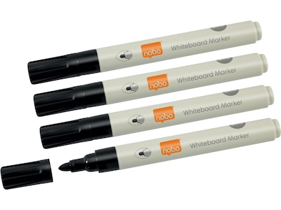 Nobo whiteboardpenner, 4-pack (sort)