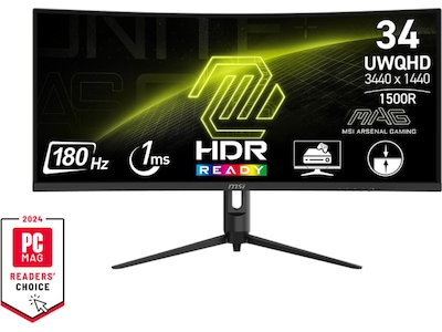 MSI 34" curved gamingskjerm MAG 342CQR E2