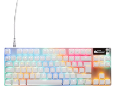 SteelSeries Apex Pro TKL Gen 3 gamingtastatur (hvit)