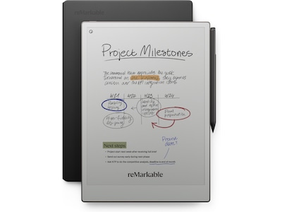 reMarkable Paper Pro 11,8" 64GB inkl. Marker Plus og Book Folio (sort skinn)