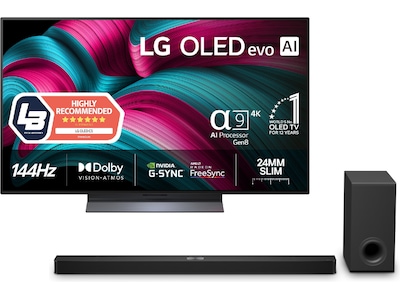 LG 48" C5 AI 4K OLED Smart TV (2025) Bundle