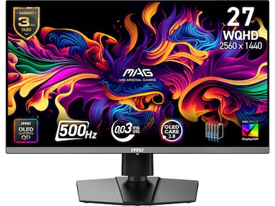 MSI 27" gamingskjerm MAG 272QP QD-OLED X50