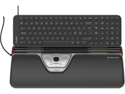 Contour Balance Mid-Size Rollermouse Red Combo Kablet