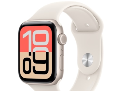 Apple Watch SE 3 44mm GPS + LTE Aluminium (stjerneskinn)