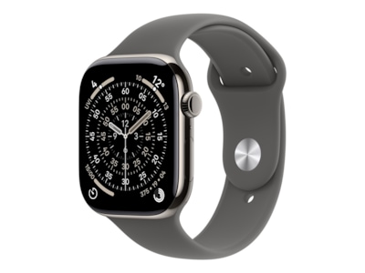 Apple Watch Series 11 GPS + LTE 42mm Titan (naturlig)