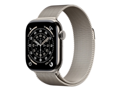 Apple Watch Series 11 GPS + LTE 42mm Titan (naturlig)