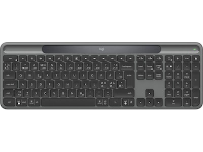 Logitech Signature Slim Solar+ Trådløst Tastatur K980 (grafittgrå)
