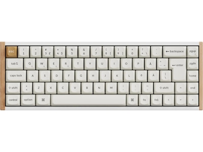 Keychron K6 HE SE Trådløst Gamingtastatur (tre/hvit)