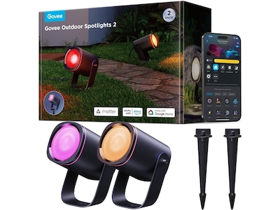 Govee Outdoor Spotlights 2-pakning