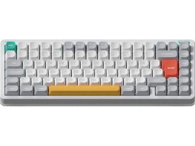 NuPhy Halo75 V2 trådløst gamingtastatur (Ionic white / lemon switches)