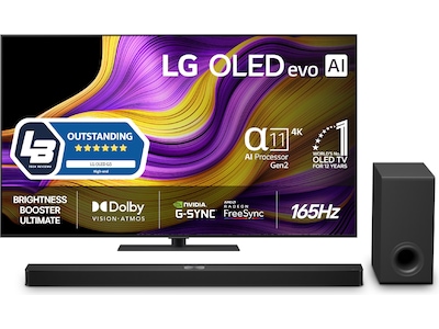 LG 55" G5 AI 4K OLED Smart TV (2025) + lydplanke