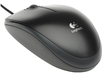 Logitech B100 Optical USB Mouse Black