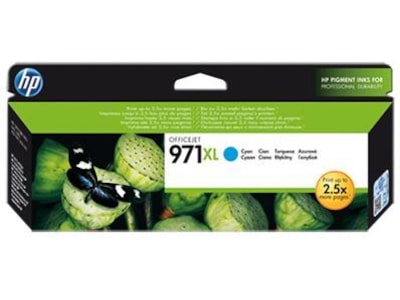 HP Blekk 971XL Cyan Blekkpatroner