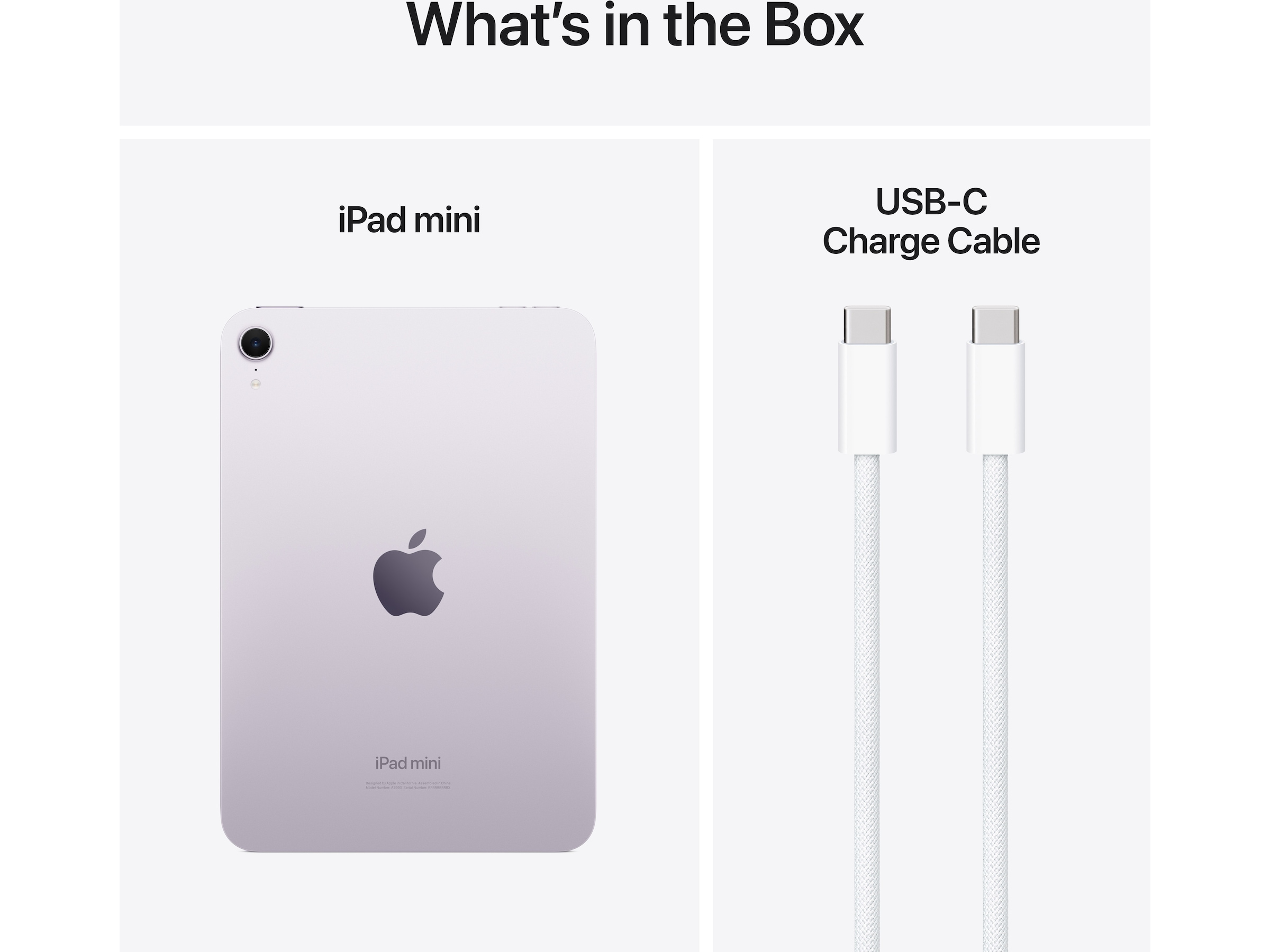 iPad mini (2024) 128GB WiFi (lilla) Nettbrett / iPad