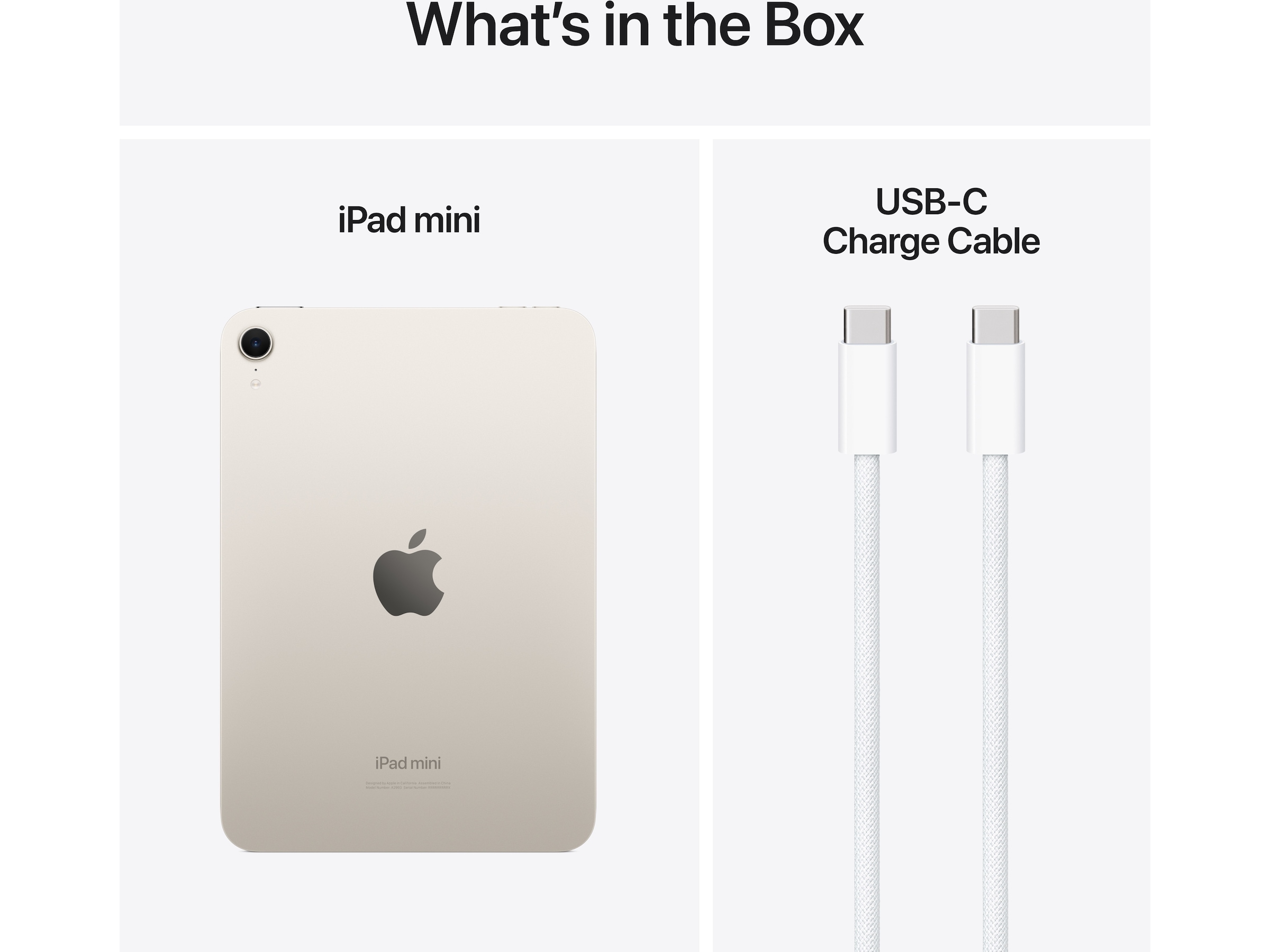 iPad mini (2024) 256GB WiFi (stjerneskinn) Nettbrett / iPad