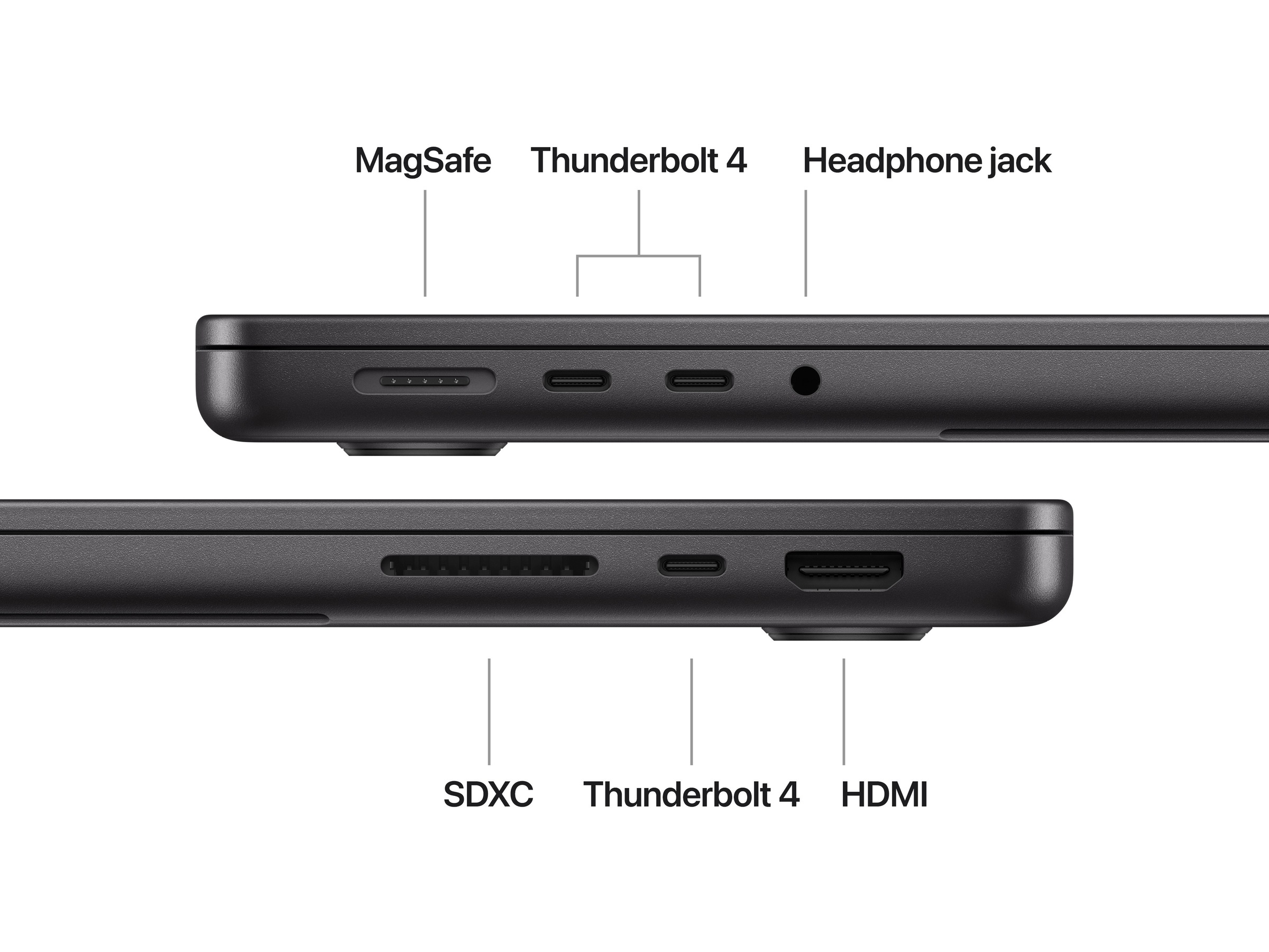 Macbook Pro 14 M4 (2024) 1TB (stellarsvart) PC - Bærbar / laptop