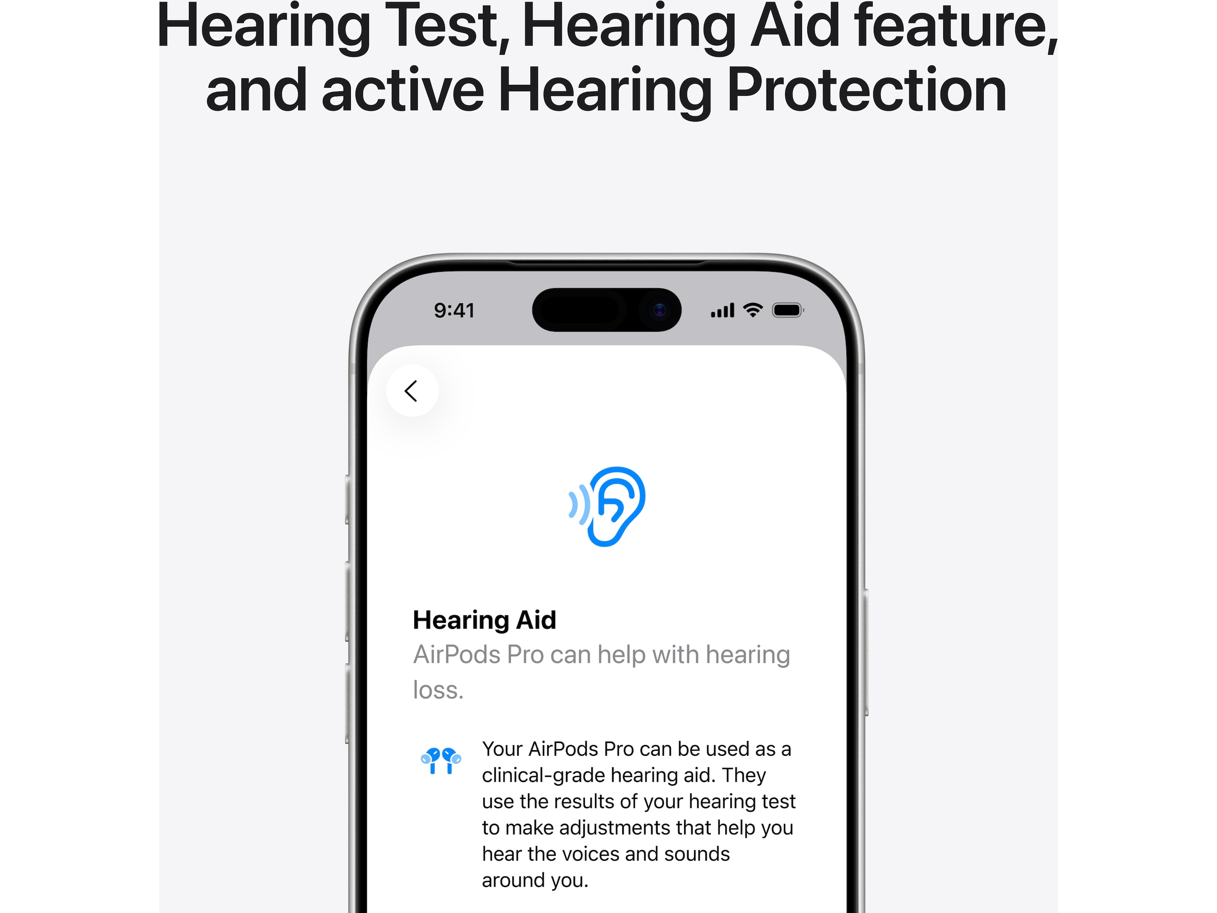 Apple AirPods Pro 3 Trådløse Ørepropper, In-Ear (hvit) Ørepropper