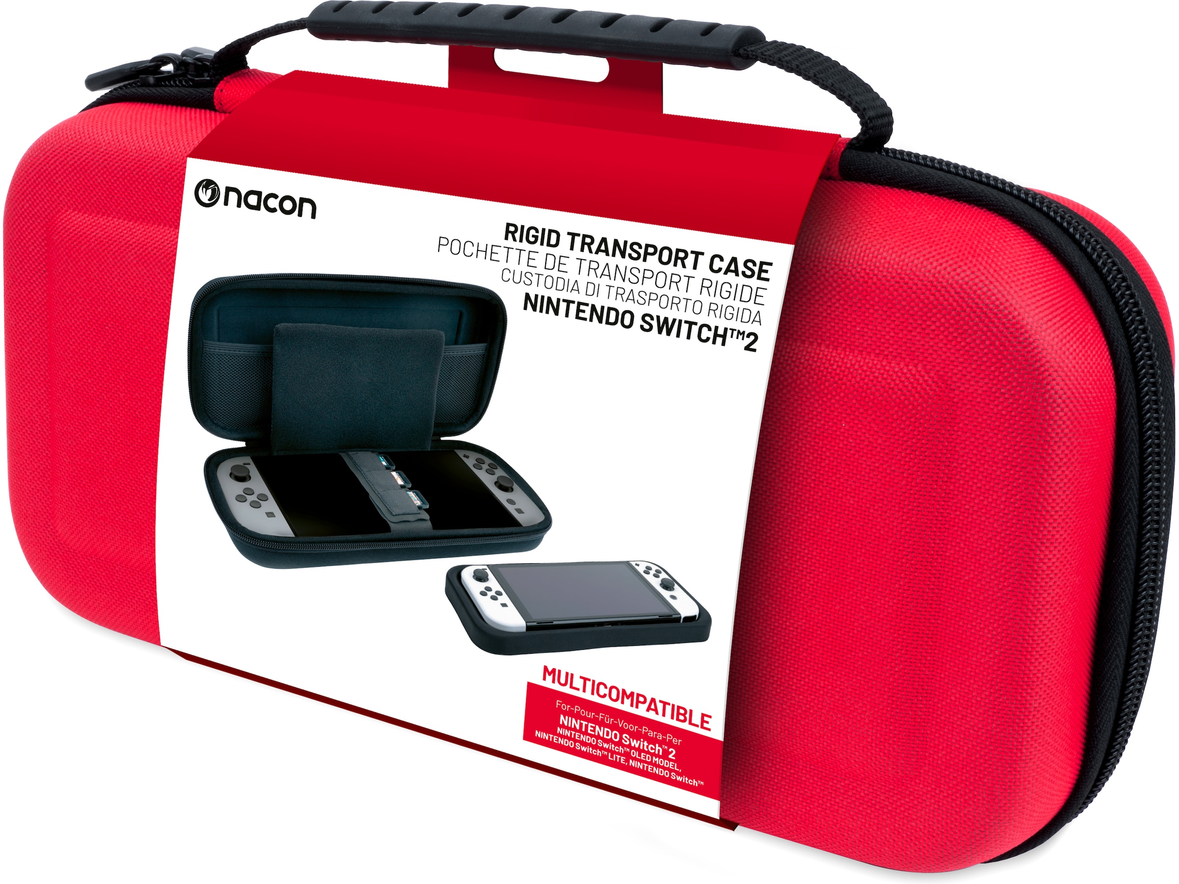 Nacon Transport Case for Nintendo Switch 2 (rød) Tilbehør