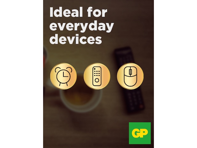 GP Super Alkaline AA/LR6 batteri, 40-pk Batterier til generell bruk