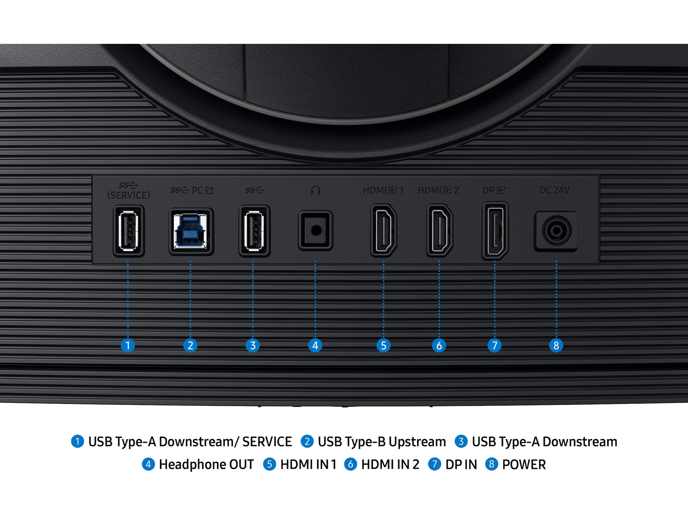 Samsung 40" curved gamingskjerm Odyssey G7 S40FG75 Skjermer