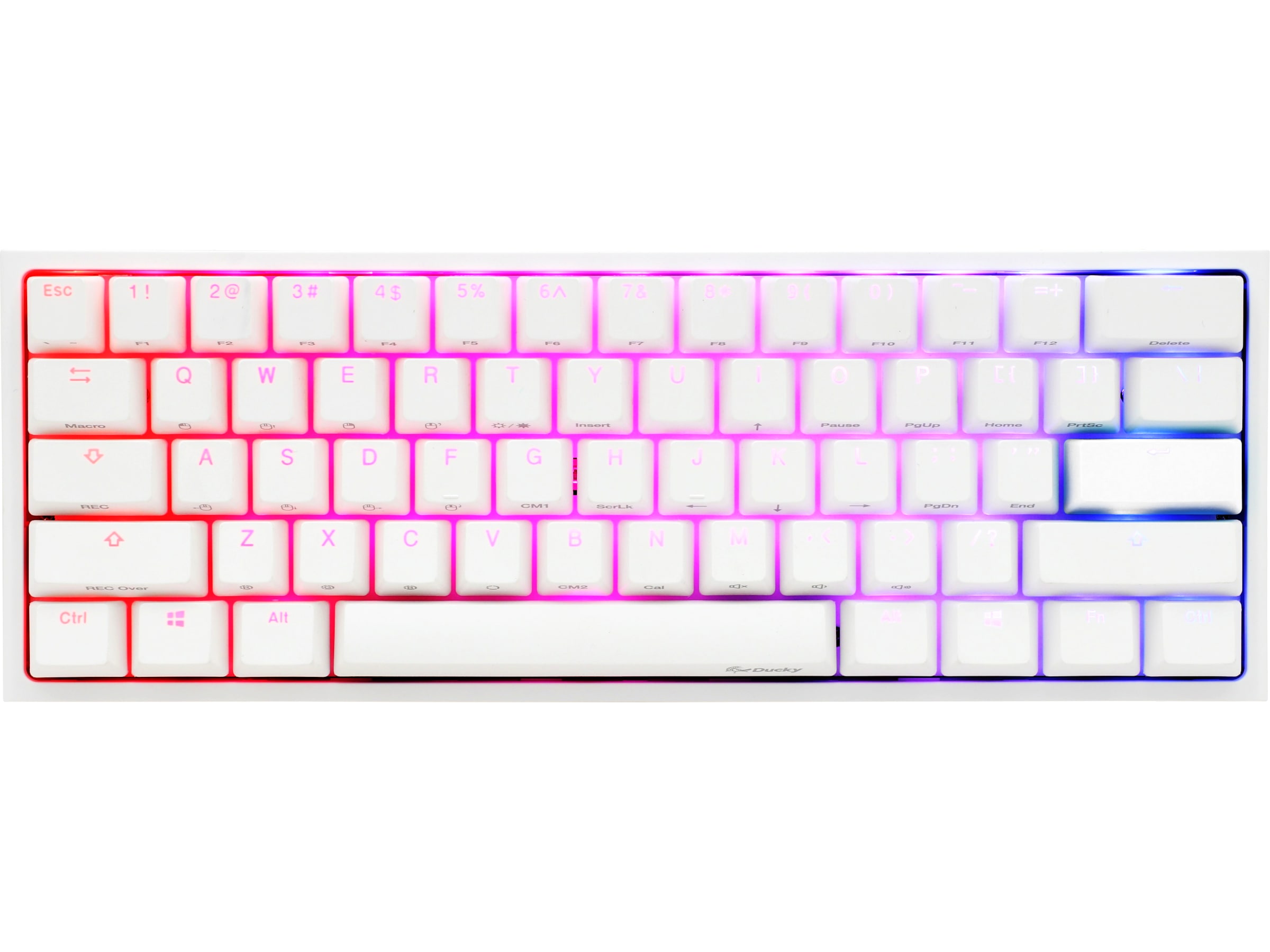 Ducky One 2 Mini RGB Gaming Tastatur (hvit) Gaming Tastatur